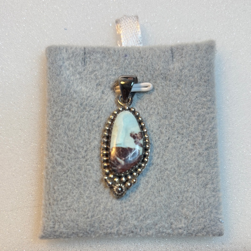 Golden hills turquoise pendant